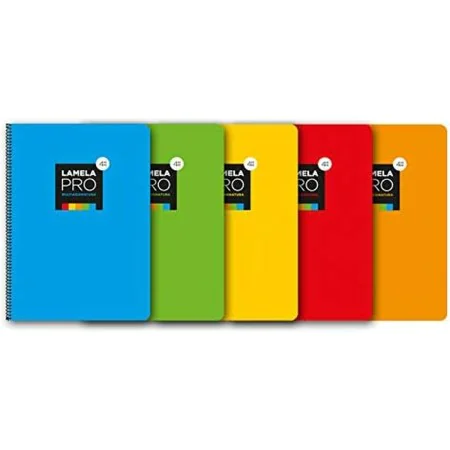 Caderno Lamela Multicolor Din A4 5 Peças 100 Folhas de Lamela, Cadernos de argolas - Ref: S8411423, Preço: 40,41 €, Desconto: %