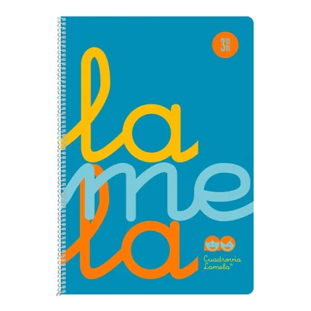 Notebook Lamela Fluorine Blue Din A4 5 Pieces 80 Sheets by Lamela, Wirebound Notebooks - Ref: S8411425, Price: 30,20 €, Disco...