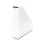 Magazine rack Leitz White Violet A4 polystyrene 7,3 x 31,8 x 27,2 cm by Leitz, Folders - Ref: S8411734, Price: 11,02 €, Disco...