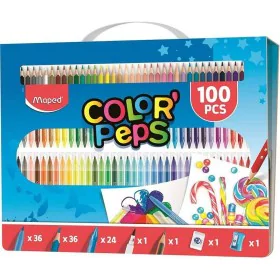 Drawing Set Maped Color'Peps Briefcase (100 Pieces) by Maped, Drawing materials - Ref: S8412589, Price: 17,77 €, Discount: %