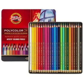 Colouring pencils Michel Polycolor 24 Pieces Multicolour by Michel, Drawing materials - Ref: S8412817, Price: 20,13 €, Discou...