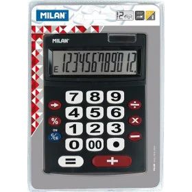 Calculatrice Milan Noir 22,5 x 14 x 3 cm de Milan, Calculatrices de bureau - Réf : S8413120, Prix : 15,52 €, Remise : %