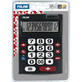 Calculator Milan Black 22,5 x 14 x 3 cm by Milan, Basic - Ref: S8413120, Price: 15,52 €, Discount: %