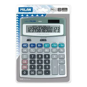 Calculatrice Milan Blanc Argenté Métal 18,5 x 14 x 2 cm de Milan, Calculatrices de bureau - Réf : S8413142, Prix : 23,86 €, R...