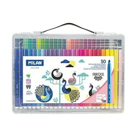 Set of Felt Tip Pens Milan Conic Multicolour 50 Pieces by Milan, Fineliners - Ref: S8413171, Price: 16,98 €, Discount: %