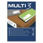 Etisuettes MULTI 3 105 x 42,4 mm Blanc 100 Volets de MULTI 3, Étiquettes adhésives et autocollants - Réf : S8413438, Prix : 9...