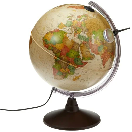 Globo Terrestre com Luz Nova Rico Marco Polo Multicolor Plástico Ø 30 cm de Nova Rico, Geografia - Ref: S8413810, Preço: 32,7...