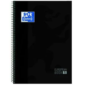 Notebook Oxford Classic 80 Sheets 5 Units A4 Staples Black (5 Pieces) by Oxford, Exercise notebooks - Ref: S8414306, Price: 2...