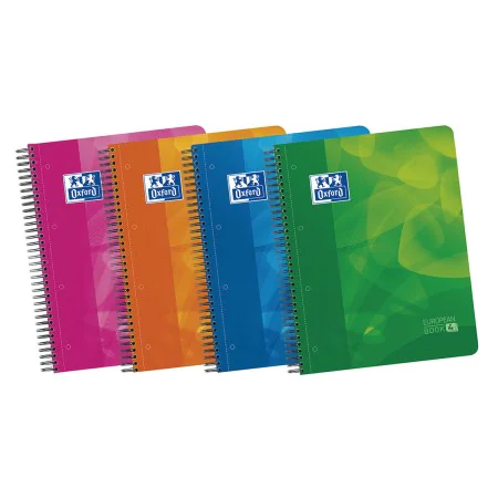 Set of exercise books Oxford European Book 4 5 Pieces Multicolour A4 120 Sheets by Oxford, Wirebound Notebooks - Ref: S841432...