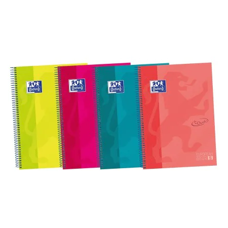 Caderno Oxford European Book Multicolor A4 5 Peças 120 Folhas de Oxford, Cadernos de argolas - Ref: S8414343, Preço: 37,18 €,...