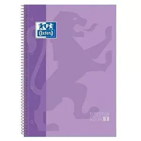 Notebook Oxford European Book Light mauve A4 5 Pieces by Oxford, Wirebound Notebooks - Ref: S8414364, Price: 21,51 €, Discoun...