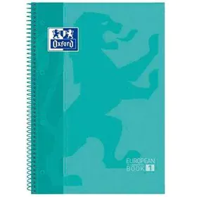 Cahier Oxford European Book Menthe A4 5 Pièces de Oxford, Cahiers à spirales - Réf : S8414365, Prix : 23,73 €, Remise : %