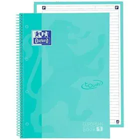 Quaderno Oxford European Book School Menta A4 5 Pezzi di Oxford, Blocchi spiralati - Rif: S8414398, Prezzo: 21,21 €, Sconto: %