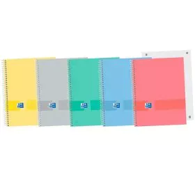 Caderno Oxford &You Europeanbook 0 Tampa dura Multicolor A5 5 Peças 80 Folhas de Oxford, Cadernos de argolas - Ref: S8414423,...