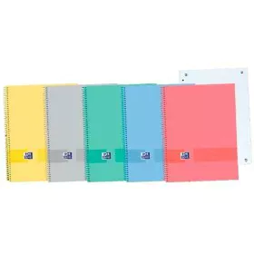 Cuaderno Oxford &You Europeanbook 0 Tapa dura Multicolor A4 5 Piezas 100 Hojas de Oxford, Cuadernos de anillas - Ref: S841442...