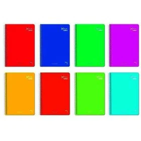 Notebook Pacsa Multicolour Din A4 5 Pieces 80 Sheets by Pacsa, Wirebound Notebooks - Ref: S8414637, Price: 11,66 €, Discount: %