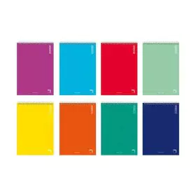 Notebook Pacsa Basic Multicolour Quarto 10 Pieces 80 Sheets by Pacsa, Wirebound Notebooks - Ref: S8414660, Price: 11,33 €, Di...