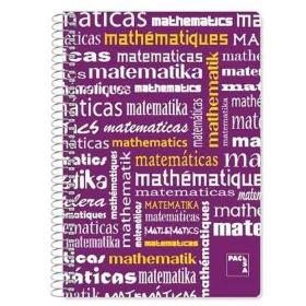 Caderno Pacsa Violeta Din A4 4 Peças 80 Folhas de Pacsa, Cadernos de argolas - Ref: S8414672, Preço: 11,13 €, Desconto: %