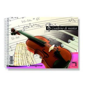 Bloc de Música Pacsa Din A4 20 Piezas 20 Hojas de Pacsa, Cuadernos y blocs de música - Ref: S8414705, Precio: 19,61 €, Descue...