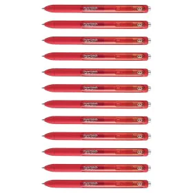 Stylo gel Paper Mate InkJoy Gel Rouge 12 Unités de Paper Mate, Stylos à bille à encre gel - Réf : S8414835, Prix : 30,59 €, R...