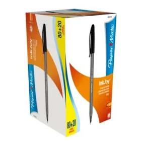 Caneta Paper Mate Inkjoy 100 Preto 1 mm 100 Peças de Paper Mate, Canetas esferográficas - Ref: S8414869, Preço: 33,19 €, Desc...