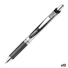 Gel pen Pentel Energel XM Klick 0.7 Black 12 Pieces by Pentel, Gel Ink Rollerball Pens - Ref: S8414968, Price: 28,69 €, Disco...