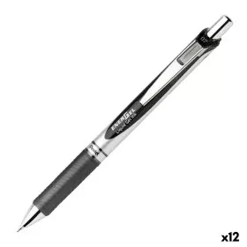 Esferográfica de gel Pentel Energel XM Klick 0.7 Preto 12 Peças de Pentel, Canetas com tinta de gel - Ref: S8414968, Preço: 2...