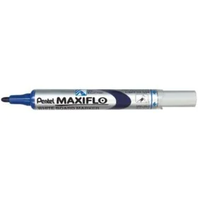 Marcadores de giz líquido Pentel Maxiflo MWL-5S Azul (12 Peças) de Pentel, Marcadores de quadro branco - Ref: S8414979, Preço...