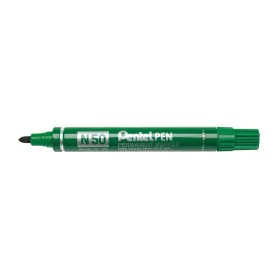 Permanent marker Pentel N50-BE Green 12 Pieces by Pentel, Permanent Markers & Marker Pens - Ref: S8414984, Price: 19,23 €, Di...