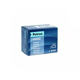 Agrafes Petrus 5000 Pièces 530/8 8 mm de Petrus, Agrafes - Réf : S8415124, Prix : 11,87 €, Remise : %