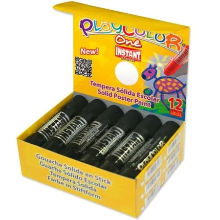 Gouache Playcolor Basic One Solide Noir 12 Pièces de Playcolor, Peintures - Réf : S8415594, Prix : 9,51 €, Remise : %