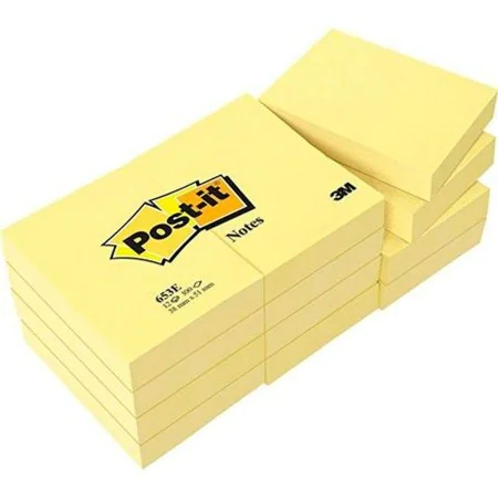 Sticky Notes Post-it Canary Yellow 38 x 51 cm 12 Units by Post-it, Self-Stick Notes - Ref: S8415762, Price: 10,82 €, Discount: %