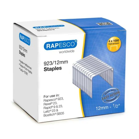 Grampos Rapesco 4000 Unidades 923/12 de Rapesco, Grampos - Ref: S8415867, Preço: 10,37 €, Desconto: %