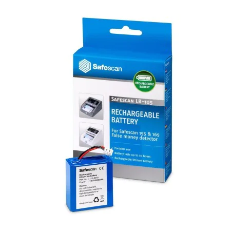 Batterie rechargeable Safescan LB-105 Bleu de Safescan, Compteurs de billets - Réf : S8416671, Prix : 22,82 €, Remise : %