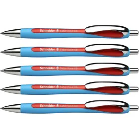 Pen Schneider Slider Rave XB Red (5 Pieces) by Schneider, Retractable Ballpoint Pens - Ref: S8417282, Price: 18,68 €, Discoun...