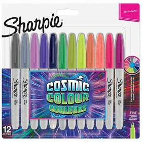 Marker-Set Sharpie Cosmic Bunt 12 Stücke von Sharpie, Permanent-Marker - Ref: S8417480, Preis: 9,91 €, Rabatt: %