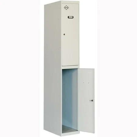 Taquilla SimonRack Simonlocker Gris Metal 2 puertas 180 x 50 x 30 cm de SimonRack, Organización y almacenaje - Ref: S8417536,...