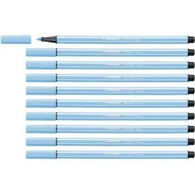 Rotuladores Stabilo Pen 68 Fluorescente Azul (10 Peças) de Stabilo, Marcadores de ponta fina - Ref: S8417616, Preço: 10,61 €,...