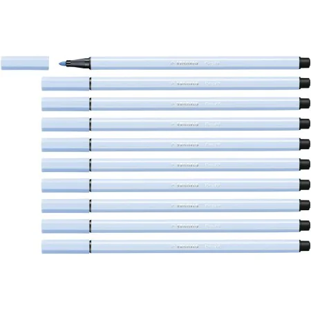 Rotuladores Stabilo Pen 68 Azul (10 Peças) de Stabilo, Marcadores de ponta fina - Ref: S8417621, Preço: 11,06 €, Desconto: %