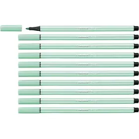 Felt-tip pens Stabilo Pen 68 Ice Green (10 Pieces) by Stabilo, Fineliners - Ref: S8417622, Price: 11,06 €, Discount: %