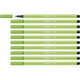 Felt-tip pens Stabilo Pen 68 Light Green (10 Pieces) by Stabilo, Fineliners - Ref: S8417632, Price: 10,61 €, Discount: %