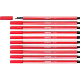 Filzstifte Stabilo Pen 68 Rot (10 Stücke) von Stabilo, Fineliner - Ref: S8417635, Preis: 11,06 €, Rabatt: %