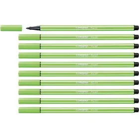 Filzstifte Stabilo Pen 68 grün (10 Stücke) von Stabilo, Fineliner - Ref: S8417637, Preis: 11,06 €, Rabatt: %