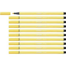 Feutres Stabilo Pen 68 Jaune (10 Pièces) de Stabilo, Stylos feutre - Réf : S8417638, Prix : 11,06 €, Remise : %