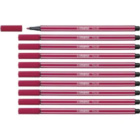 Pennarelli Stabilo Pen 68 Rosso Scuro (10 Pezzi) di Stabilo, Penne a punta porosa - Rif: S8417642, Prezzo: 11,06 €, Sconto: %