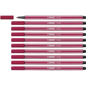 Filzstifte Stabilo Pen 68 Dunkelrot (10 Stücke) von Stabilo, Fineliner - Ref: S8417642, Preis: 10,61 €, Rabatt: %