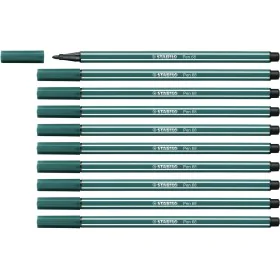 Felt-tip pens Stabilo Pen 68 Turquoise Green (10 Pieces) by Stabilo, Fineliners - Ref: S8417644, Price: 11,06 €, Discount: %