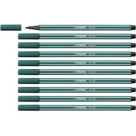 Feutres Stabilo Pen 68 Vert turquoise (10 Pièces) de Stabilo, Stylos feutre - Réf : S8417644, Prix : 11,06 €, Remise : %