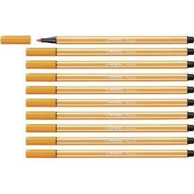 Felt-tip pens Stabilo Pen 68 Orange (10 Pieces) by Stabilo, Fineliners - Ref: S8417645, Price: 11,06 €, Discount: %