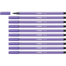 Felt-tip pens Stabilo Pen 68 Violet (10 Pieces) by Stabilo, Fineliners - Ref: S8417646, Price: 11,06 €, Discount: %